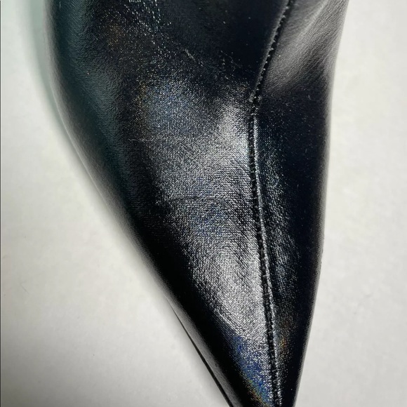 NIB Marciano Mid Calf Iridescent Black Multi Fabric Boots size 8 $350 R-Kizzie - Picture 5 of 13